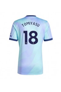 Arsenal Takehiro Tomiyasu #18 Jalkapallovaatteet Kolmaspaita 2024-25 Lyhythihainen